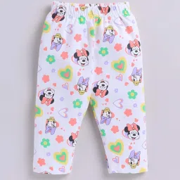 ANNIE Girls Peach & White Printed Top with Pants image 4