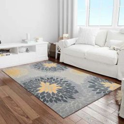 Presto Grey Polyester Washable Carpet-picture-29