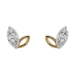 Emori 18k Yellow Gold & Diamond Duo Marquise Stud Earrings-picture-23