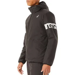 Asics Black Regular Fit Sports Jacket image 3