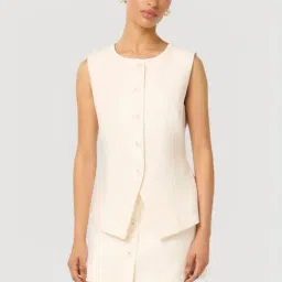 Toni Petite High Neck Waistcoat-image-9