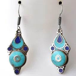 AAR Jewels Rhodium-Plated Contemporary Drop Earrings image 5