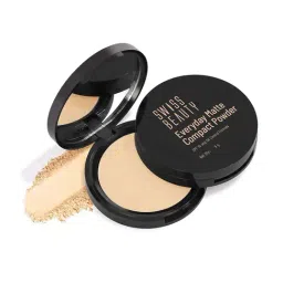 SWISS BEAUTY Everyday Matte Compact Powder with SPF 10 Vanilla - 9 gm-image-31
