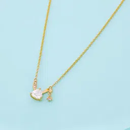 Kushal's Fashion Jewellery White Gold Trendy Necklace With Chain for Women-image-63