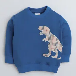Bumzee Kids Blue Applique Full Sleeves Sweatshirt-image-48