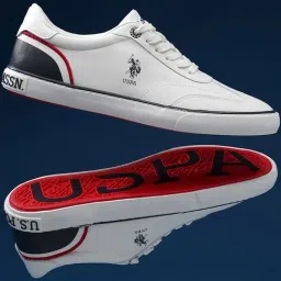 U.S. Polo Assn. Men's OSKAR 3.0 Eggshell White Sneakers-image-93