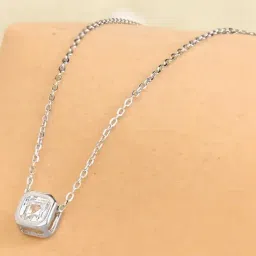 Touch925 925 Pure Silver Classic Stone Necklace-picture-20