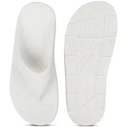 Floatz by Bata Women's White Flip Flops image 4