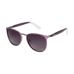 INVU Grey Round UV Protection Sunglasses for Women-image-0