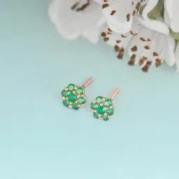 GIVA 92.5 Sterling Silver Flower Earrings for Kids-image-16