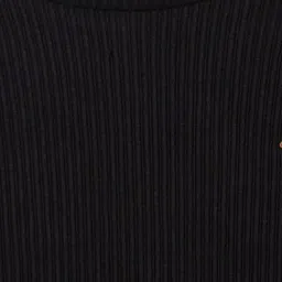 BLUE GIRAFFE Boys Black Textured High Neck T-Shirt image 3