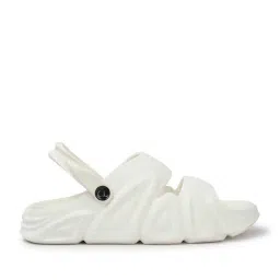 Carlton London Men's Off-White Sling Back Sandals image 3