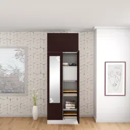 Godrej Interio Slimline 2-Door Steel Almirah, Russet (1-Year Warranty, 1 Locker, 1 Drawer,OHU)-picture-17