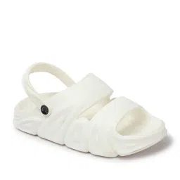 Carlton London Men's Off-White Sling Back Sandals image 2