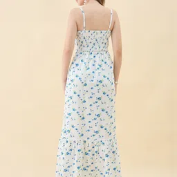 aayu Floral Print Crepe Maxi Dress image 4