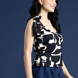 Mast & Harbour Abstract Print Top-picture-12