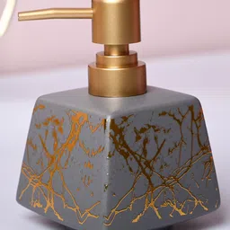 VONCASA Ceramic Grey Soap Dispenser(320 ml)-image-80