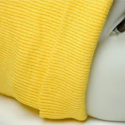 The little lookers Knit Pom Pom Detailed Cap - Yellow image 5