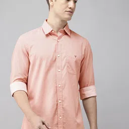 Van Heusen Pure Cotton Slim Fit Geometric Printed Casual Shirt-picture-35