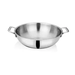 Bhalaria Food Grade Silver Stainless steel Triply Kadai - 30Cm (4.5 L)-picture-17