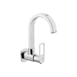 CERA Winslet Quarter Turn Wall Mount Sink Cock with Swivel Spout and Wall Flange, F1099251-picture-18