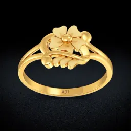 Joyalukkas 22k Bouquet Gold Ring for Women-picture-16