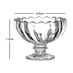 Roxx Transparent Glass Dessert Bowl - Set of 6 image 4