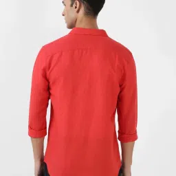 Wrangler Red Regular Fit Shirt image 4