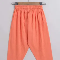 The Magic Wand Kids Multicolor Cotton Embellished Kurta Set image 4