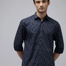 Park Avenue Pure Cotton Slim Fit Abstract Printed Casual Shirt-image-65