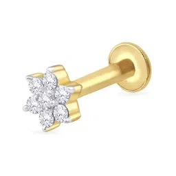 Malabar Gold and Diamonds 18k Gold & Diamond Mine Nosepin for Women-picture-36