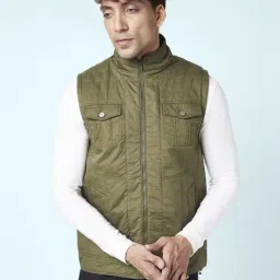 Urban Ranger by Pantaloons Olive Regular Fit Jacket-picture-27