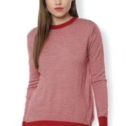 Van Heusen Red Striped Sweater-picture-44