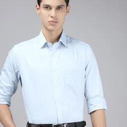 Arrow Pure Cotton Manhattan Slim Fit Opaque Formal Shirt-picture-29