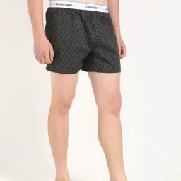 calvin klein jeans Calvin Klein Underwear Green Mid Rise Logo Slim Fit Boxer image 3