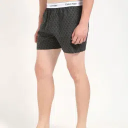 calvin klein jeans Calvin Klein Underwear Green Mid Rise Logo Slim Fit Boxer image 2