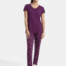 Jockey Purple Solid Pyjama Sets image 4