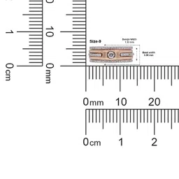 C. Krishniah Chetty Group Gold & Diamond Dual-Toned Band with Bezel-Set Centerpiece Ring image 4