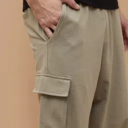 Fame Forever By Lifestyle Olive Regular Fit Joggers image 4