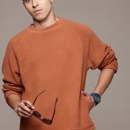 The Roadster Lifestyle Co. Fleece Raglan Sleeves Sweatshirt-picture-25