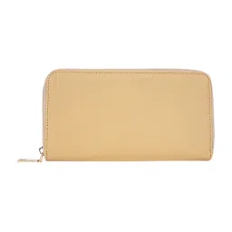 Carlton London Beige Small Zip around Wallet for Women image 4