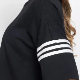 adidas Originals Black LOOSE Printed T-Shirt image 4