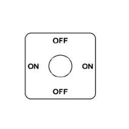 Kaycee AC Rotary Switch On-Off 90° 40 Amp Single Phase, SRPM323 image 2