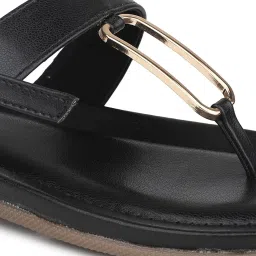 Inc.5 Women's Black Back Strap Sandals image 4