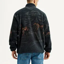 Levi's Grey Loose Fit Graphic Jacket image 2