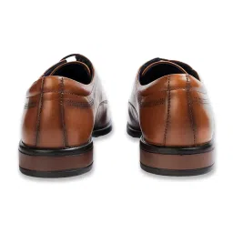 Code by Lifestyle Men's Tan Derby Shoes image 4