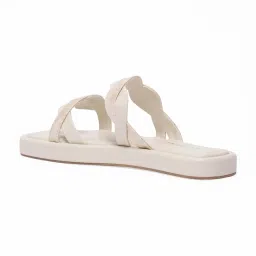 Eridani Women's Willo Off White Casual Sandals image 4