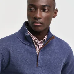 Gant Blue Regular Fit Sweatshirt image 4
