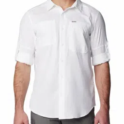 Columbia White Regular Fit Shirt-image-33
