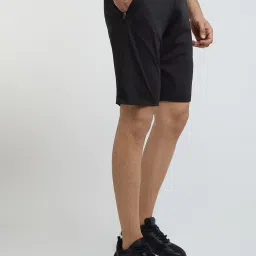 Parx Black Regular Fit Shorts image 4